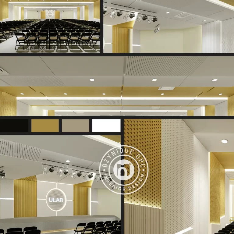 Feature image for auditorium design by dzynique